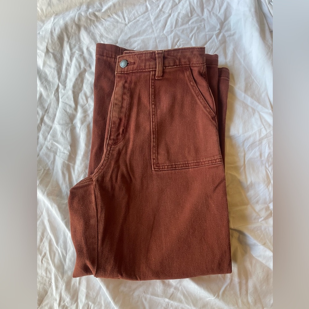 Men's Rust Brown Workwear Pants